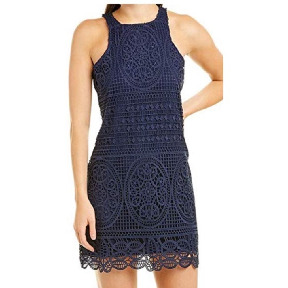Lovers + Friends Navy Caspian Cocktail Dress